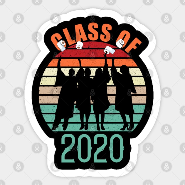 Senior Class Of 2020 Quarantine Sticker by hadlamcom